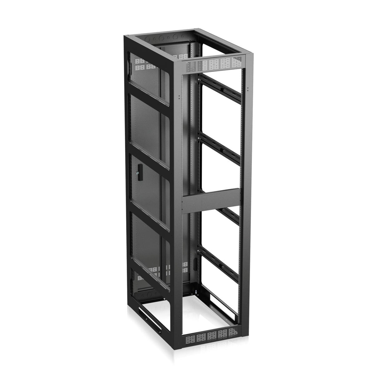 AtlasIED FMA44-32 Series Rack Enclosures, Gangable Rack with 32-Inch Usable Depth with Optional Side Panel, 44RU