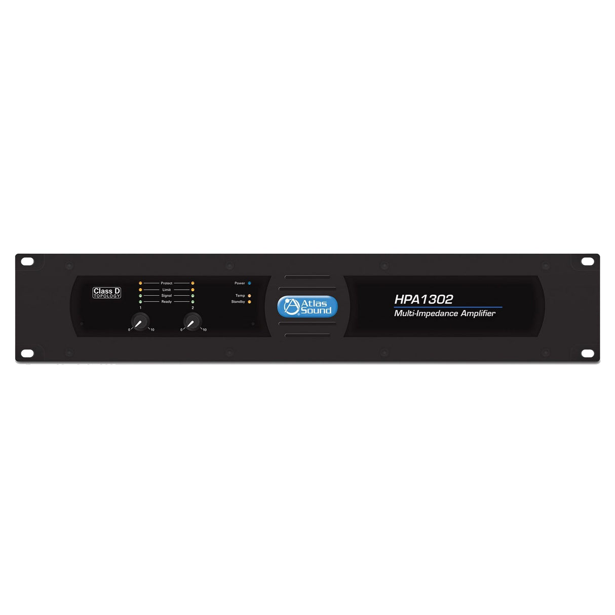 AtlasIED HPA1302 2-Channel x 650W Commercial Multi-Impedance Power Amplifier