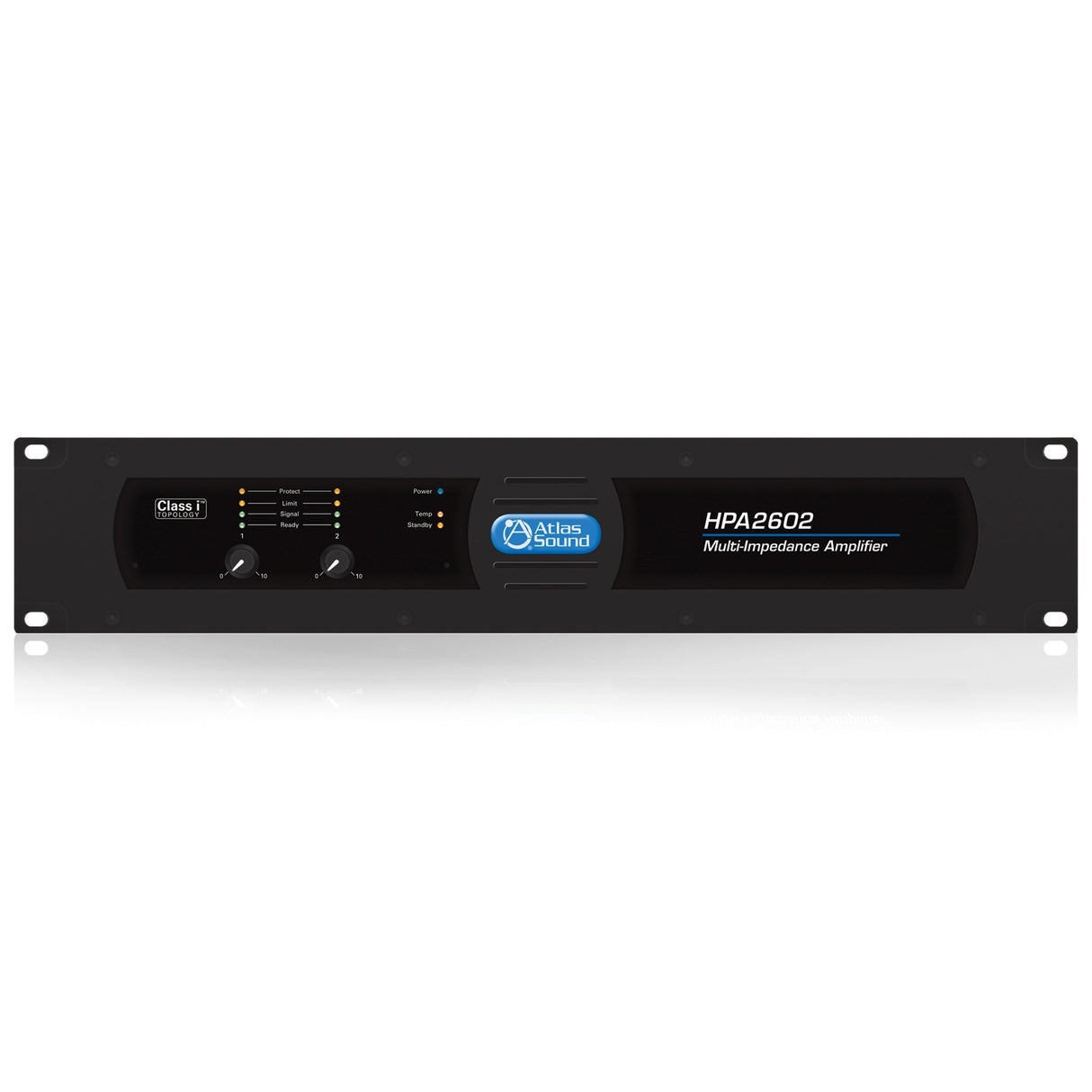 AtlasIED HPA2602 2-Channel x 1600W Commercial Multi-Impedance Power Amplifier