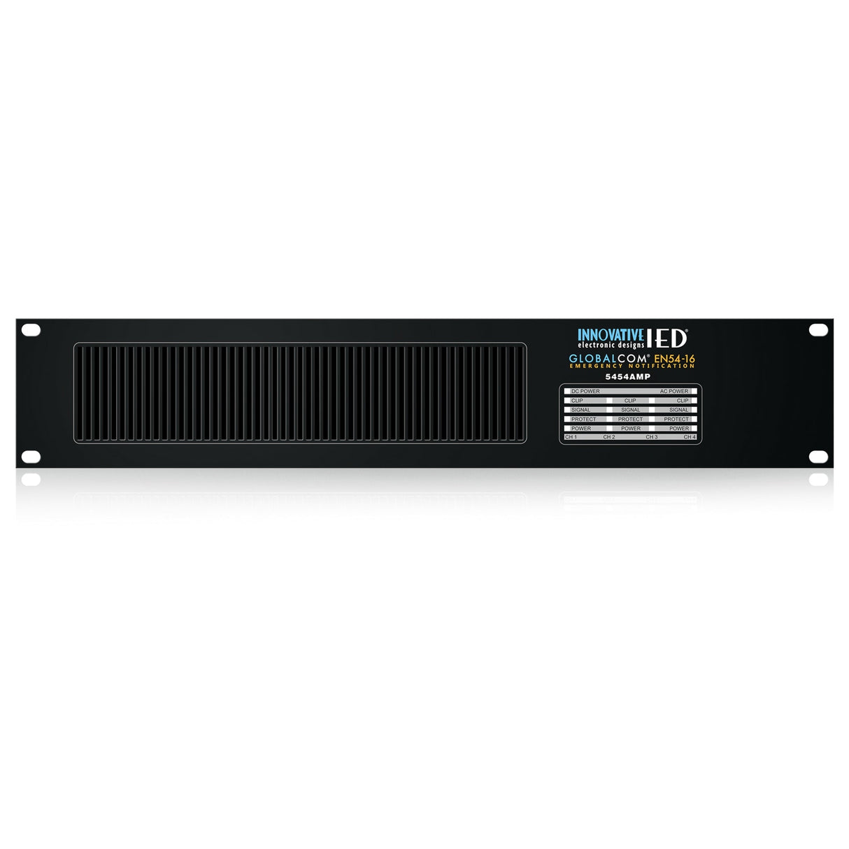 AtlasIED 5454AMP GLOBALCOM 4‑Channel 500W Class D Power Amplifier, EN54‑16 Certified