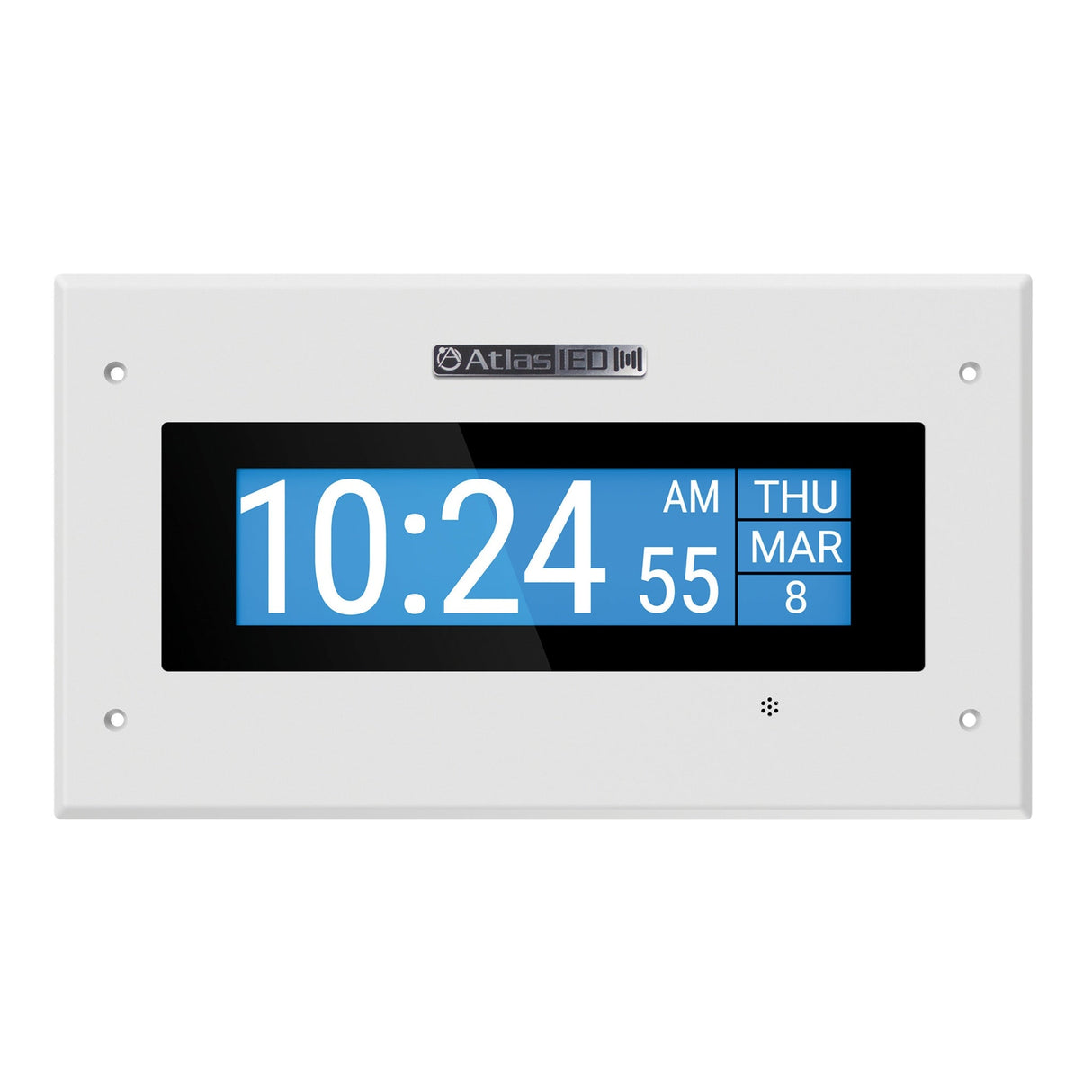 AtlasIED IP‑DM PoE+ Indoor Wall‑Mount LCD Endpoint with Touchtalk Microphone