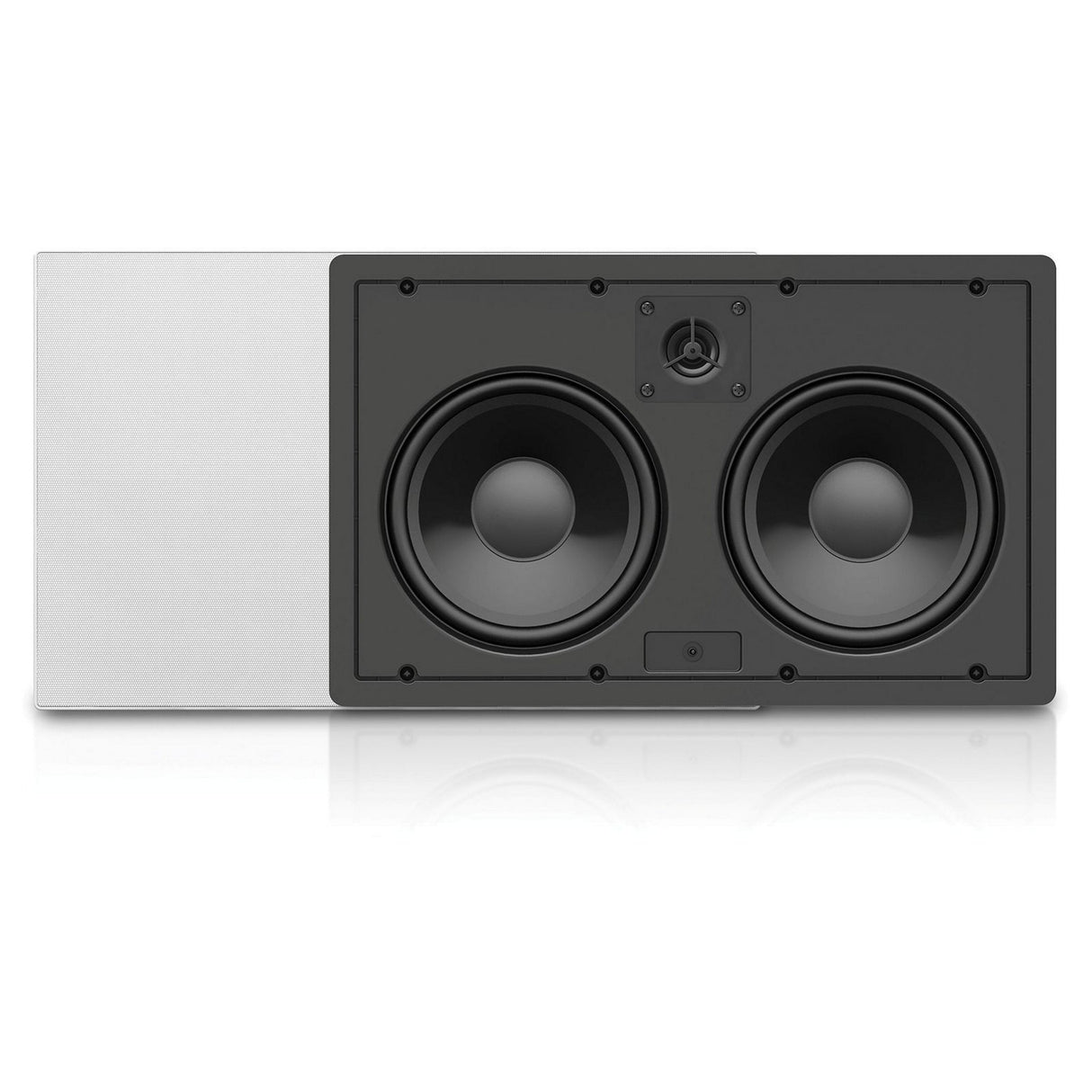 AtlasIED LCRM62 Dual 6.5-Inch 2‑Way In‑Wall LCR Speaker, Single Unit