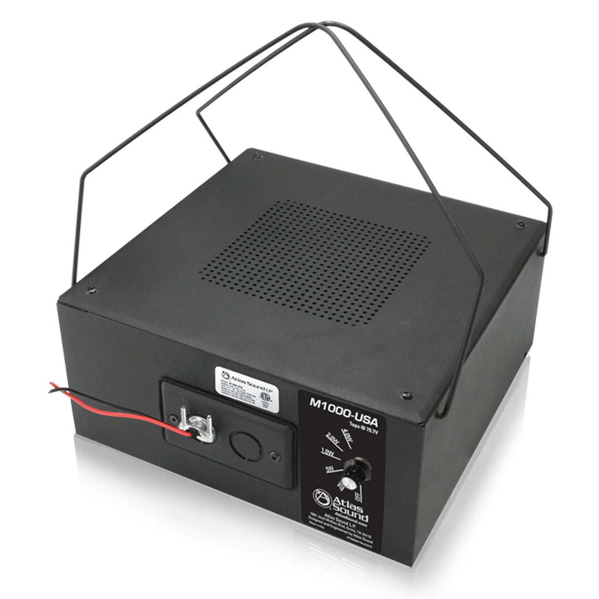 AtlasIED M1000 Series 8-Inch Dual Cone Sound Masking Speaker with 70V Transformer