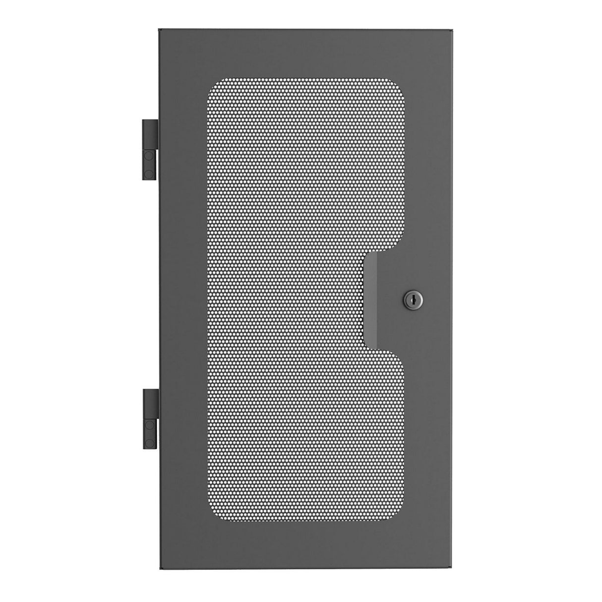AtlasIED MPFD16‑HR 1-Inch Deep Micro‑Perforated Steel Rack Door, Half‑Width, 16RU