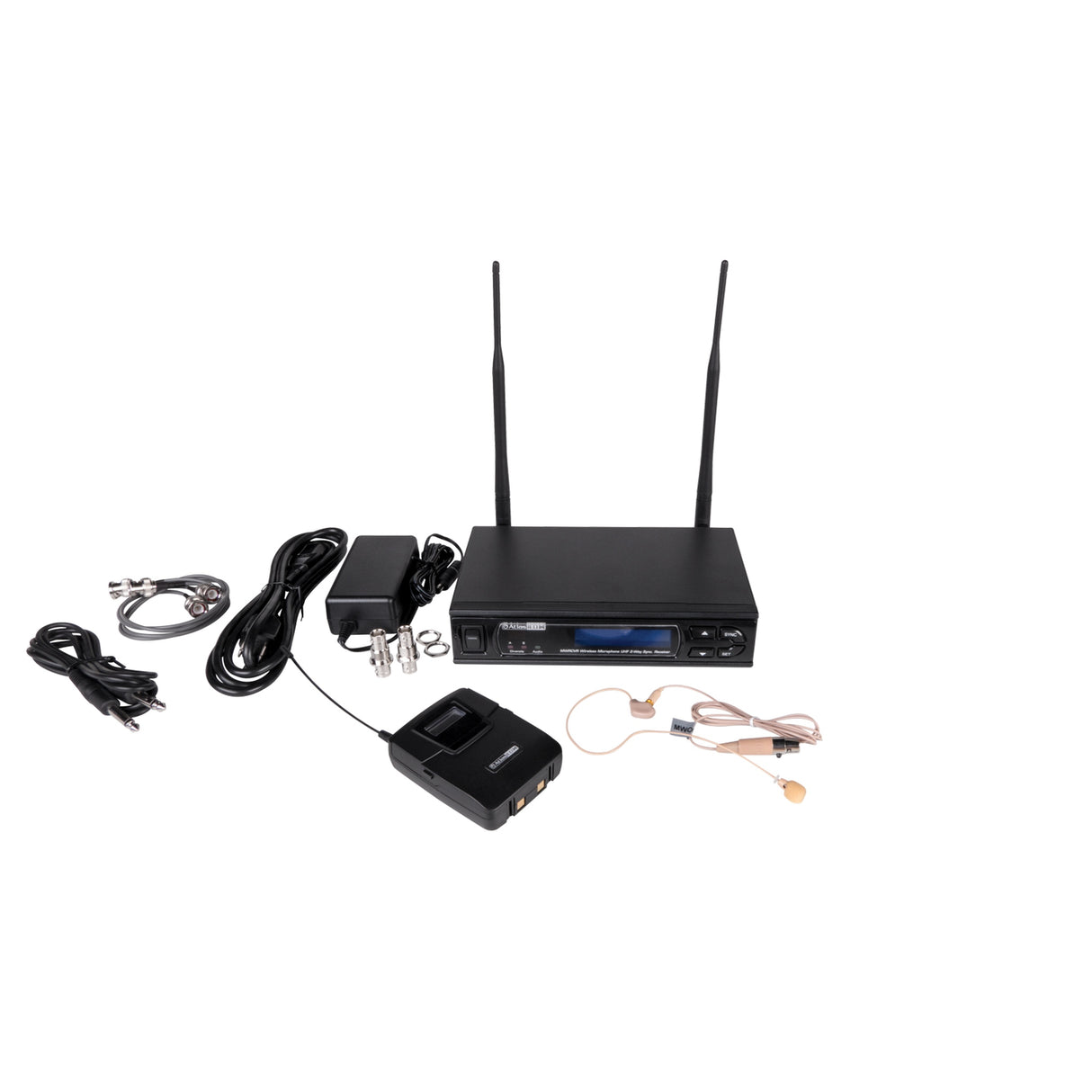 AtlasIED MW100BP-OE Wireless Microphone Kit with Over Ear Microphone