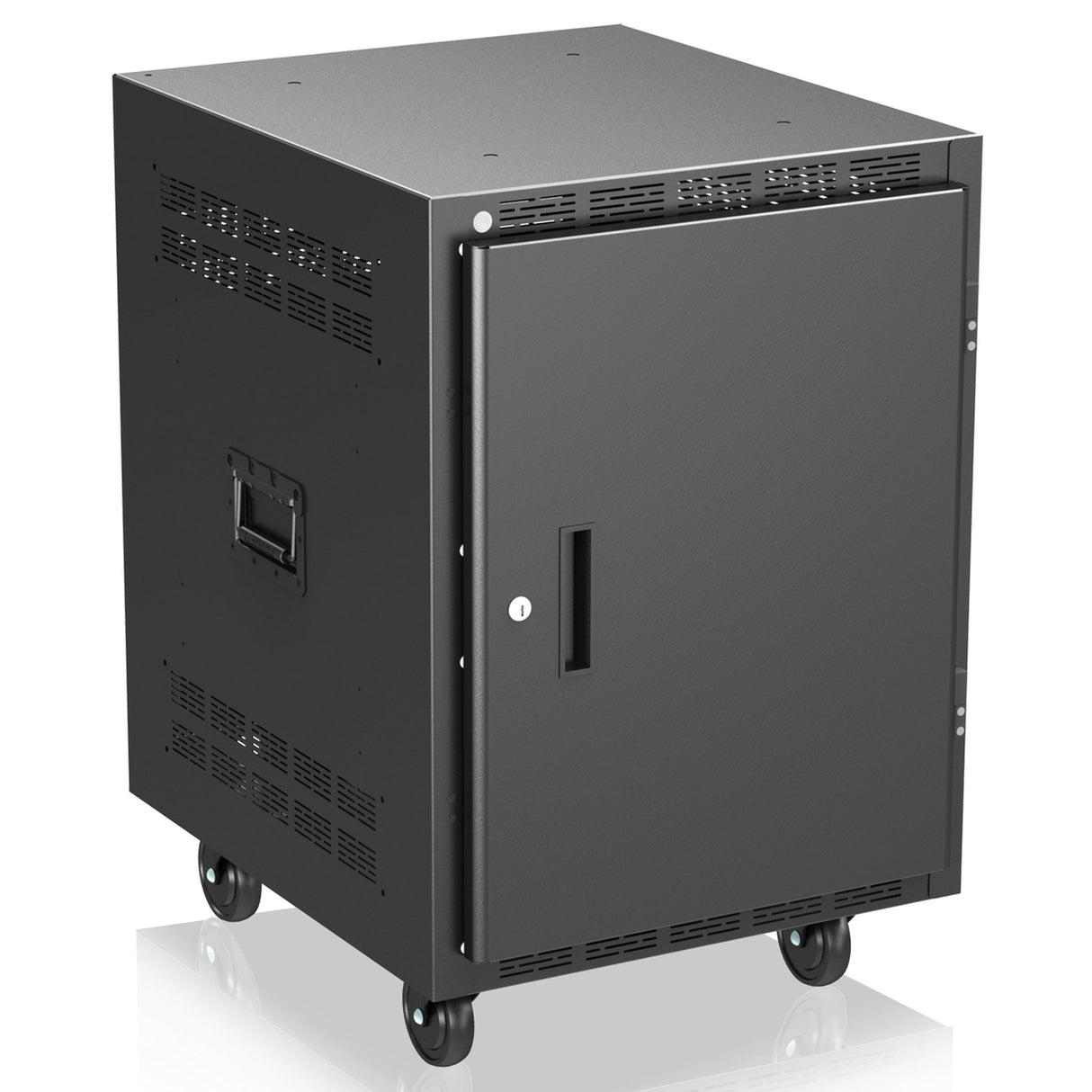 AtlasIED RX21 Series Mobile Equipment Rack with Multiple Configurations