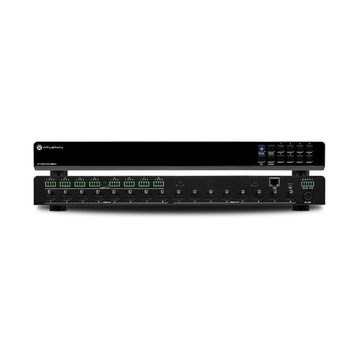 Atlona AT-HDR-H2H-88MA 8x8 4K HDR HDMI Matrix Switcher