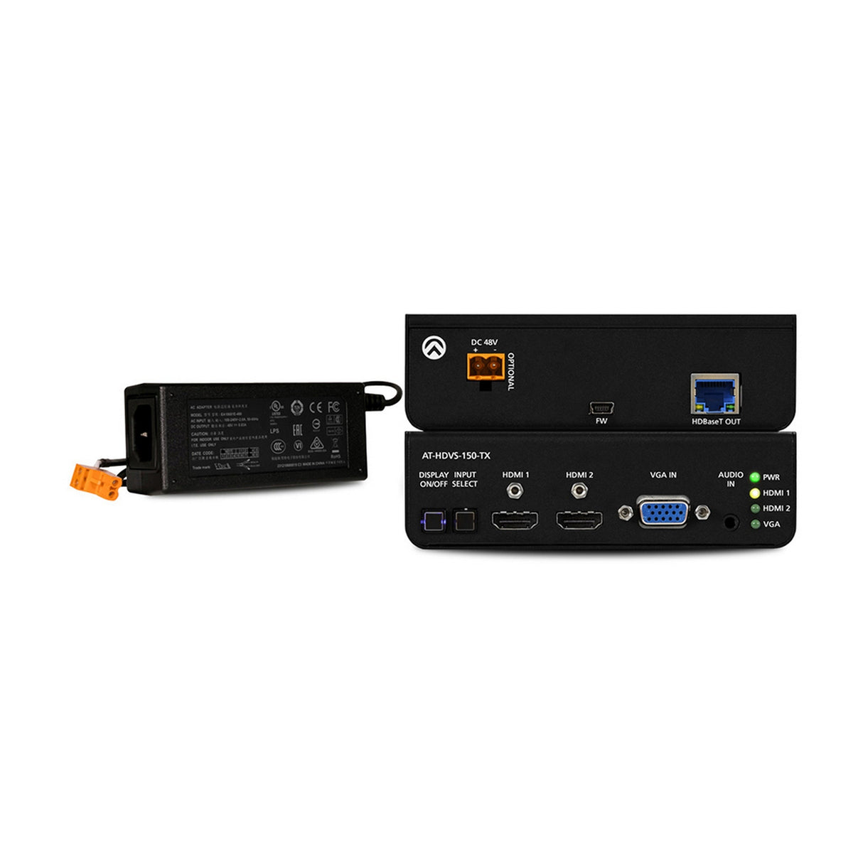 Atlona AT-HDVS-150-TX-PSK Three-Input HDMI VGA Switcher with HDBaseT Output<