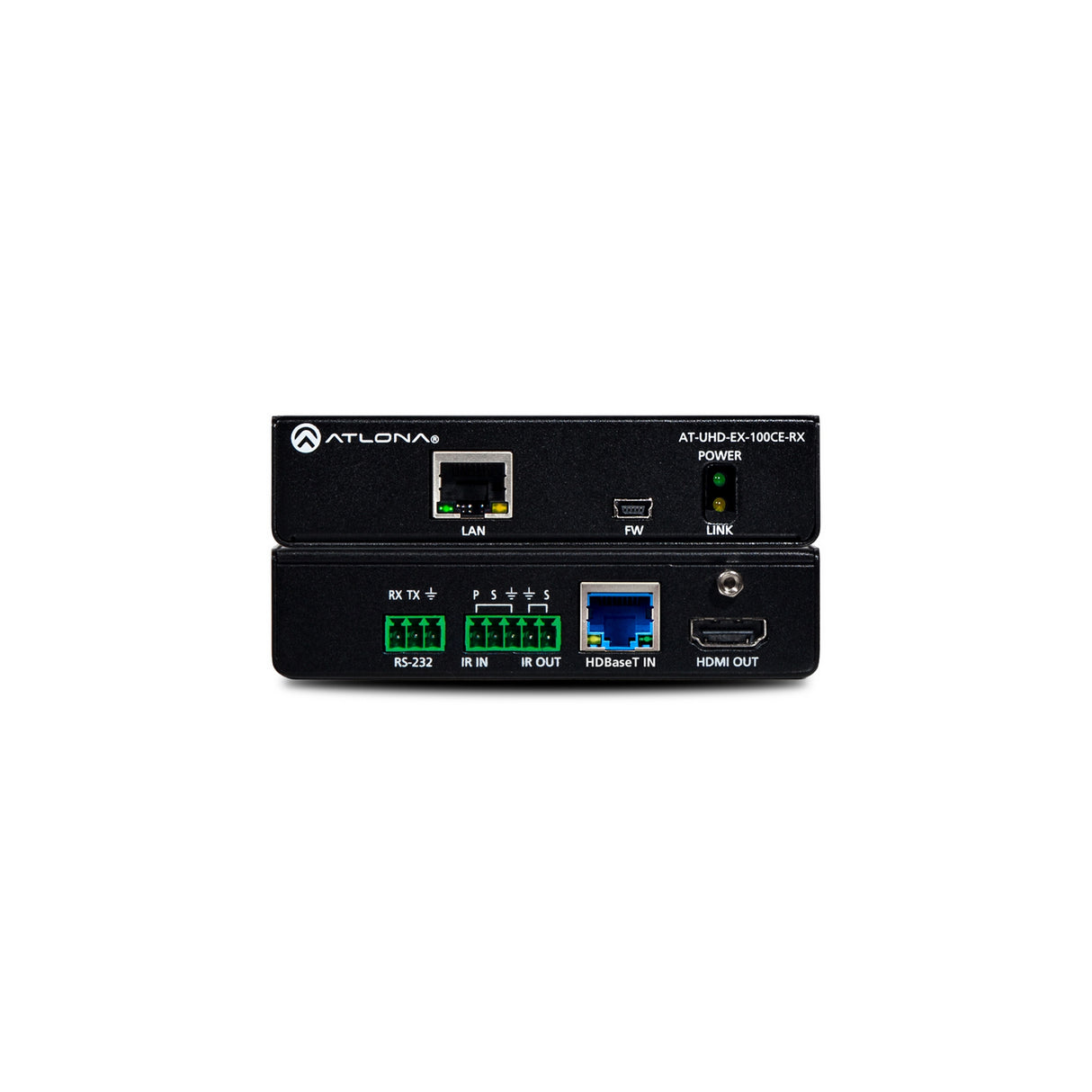 Atlona AT-UHD-EX-100CE-RX 4K/UHD HDMI Over HDBaseT Receiver with Ethernet