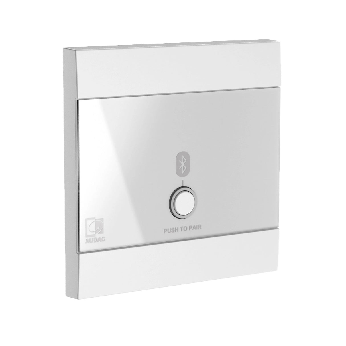 Audac WP220 Universal Wall Panel with Bluetooth Receiver Input 80 x 80 mm - White