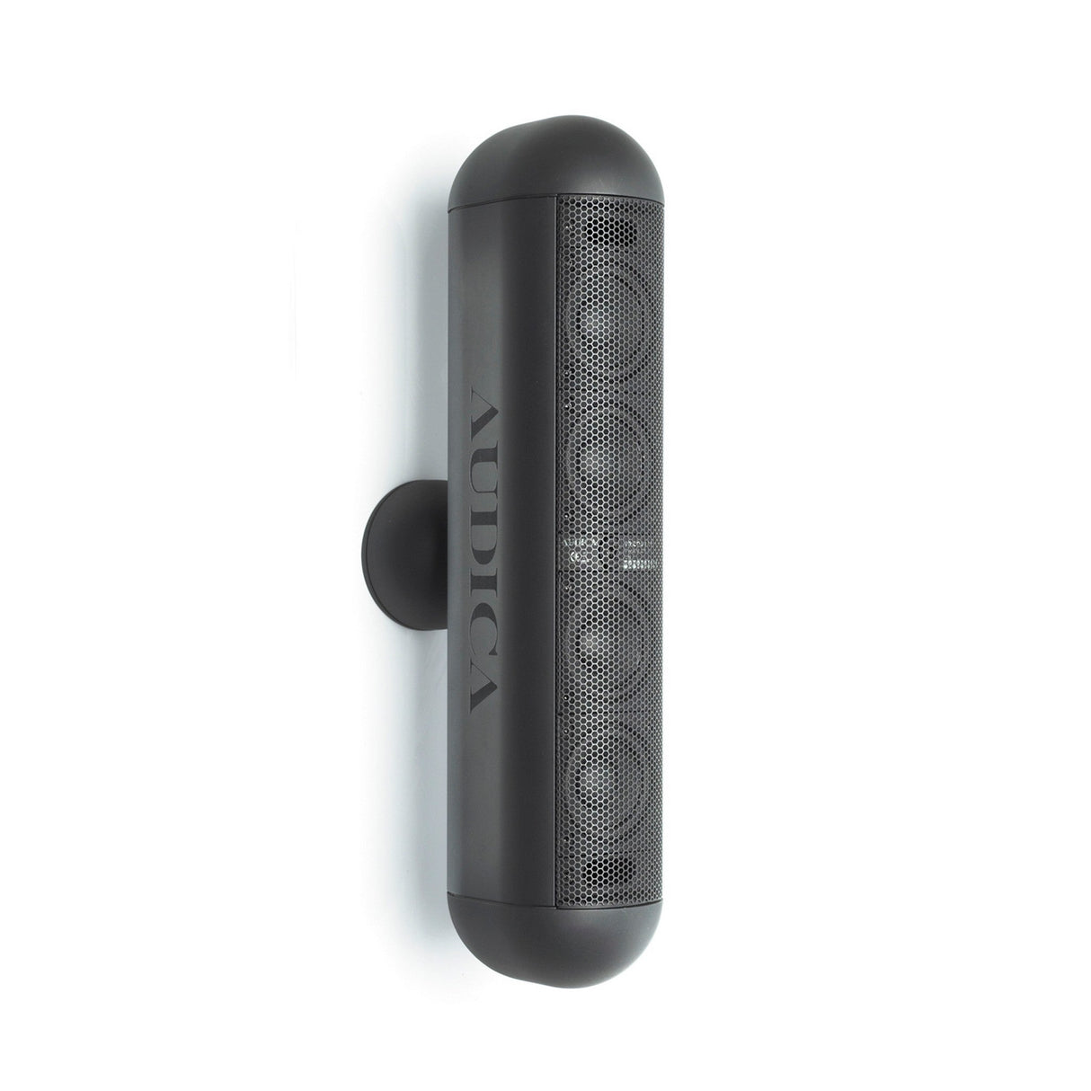 Audica MICROline Wall-Mount Column Speaker Black