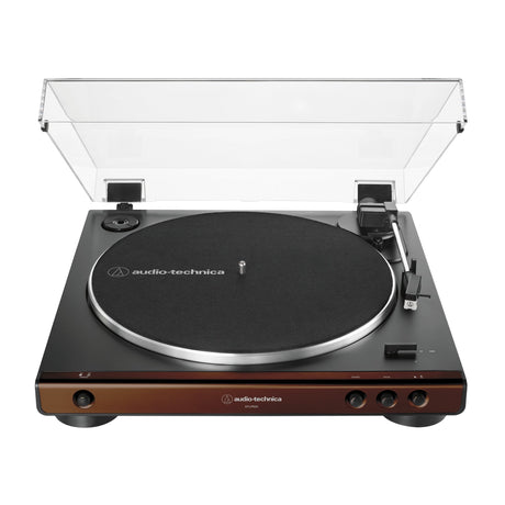 Audio-Technica AT-LP60X-BW Fully Automatic Belt-Drive Turntable Brown