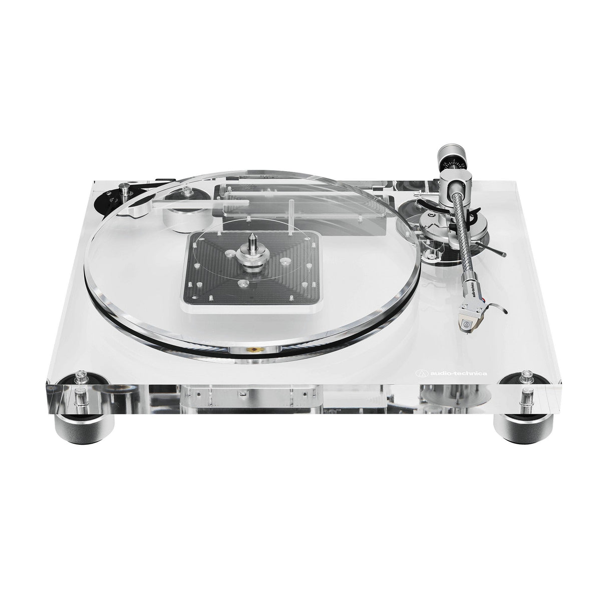 Audio-Technica AT-LPA2 Fully Manual Acrylic Belt-Drive Turntable