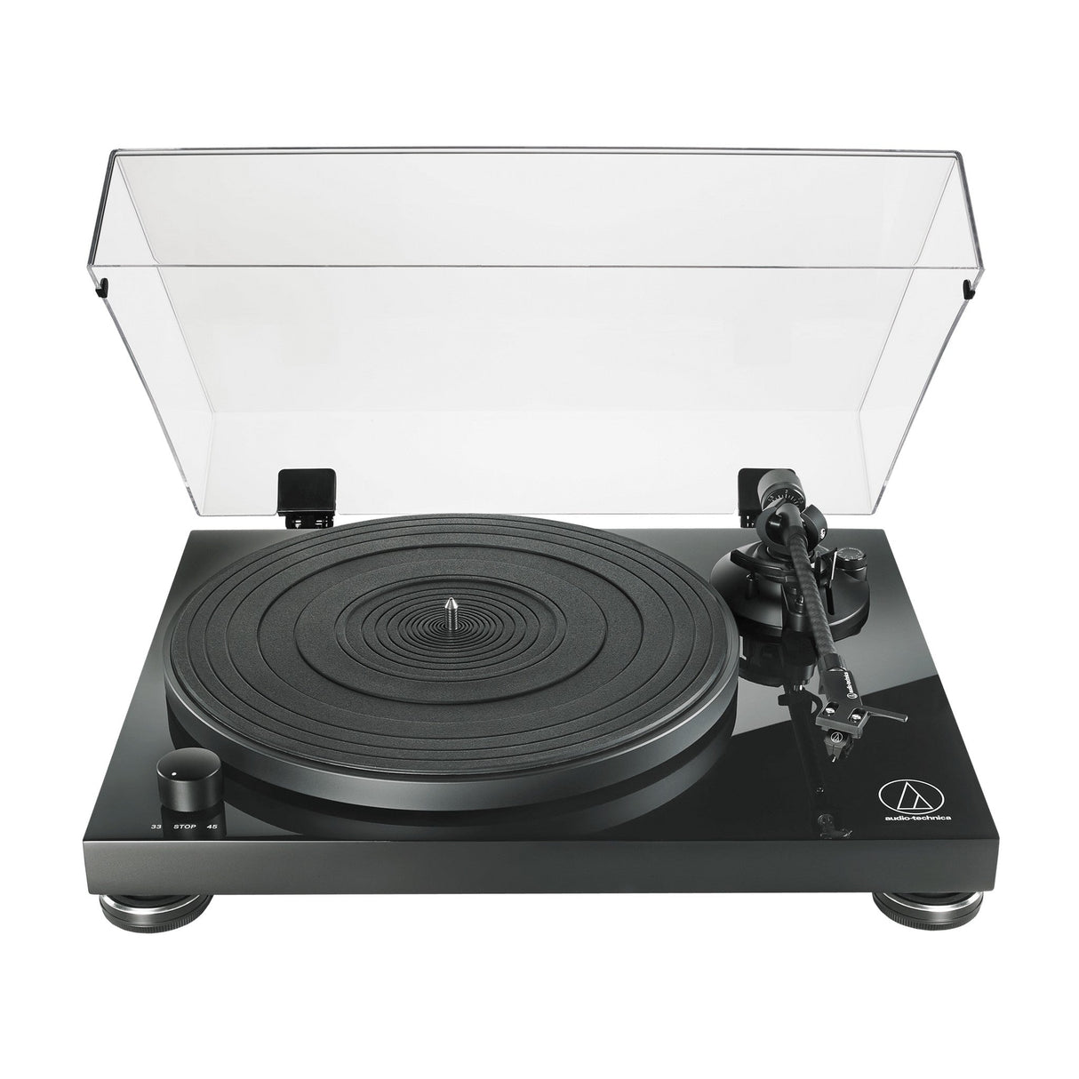 Audio-TechnicaAT-LPW50PB Fully Manual Belt-Drive Turntable