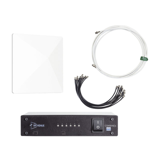 RF Venue COMB6CP-ARC RF Venue COMBINE6 HDR and CP-ARC Bundle - White Antenna and Coaxial Cable