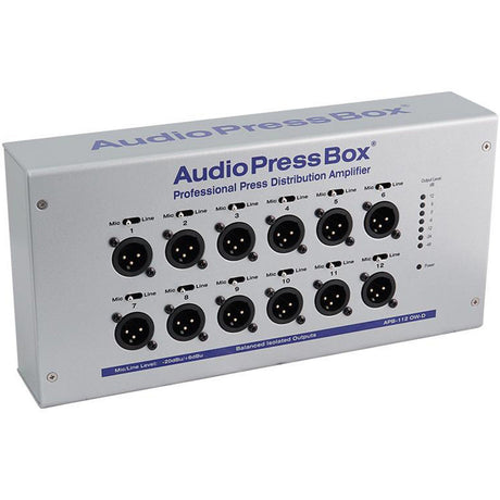 AudioPressBox APB-112-OW-D On-Wall Active 1-Channel Dante Pro Pressbox