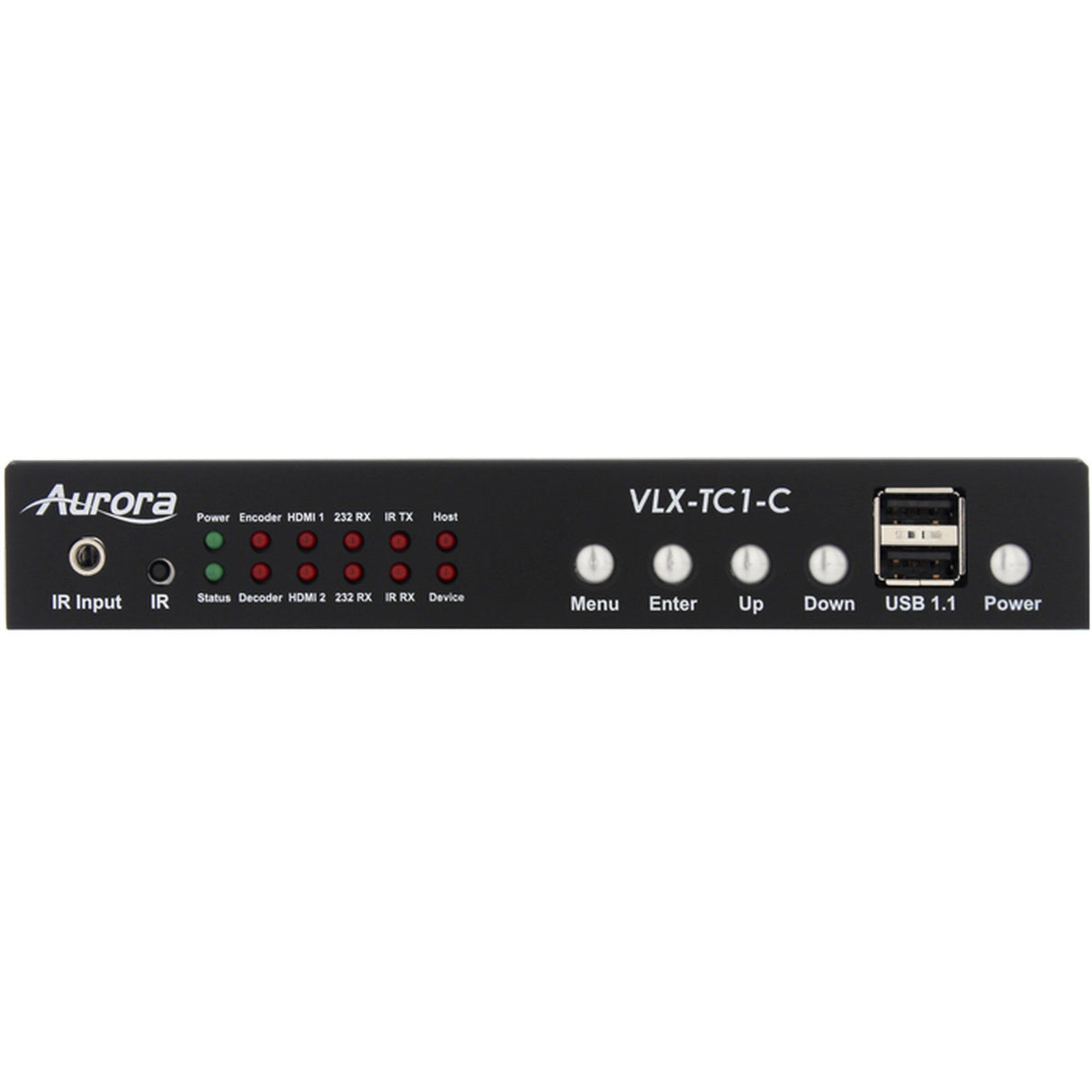 Aurora VLX-TC1-C 4K Over IP 1Gbps Network Streaming Transceiver