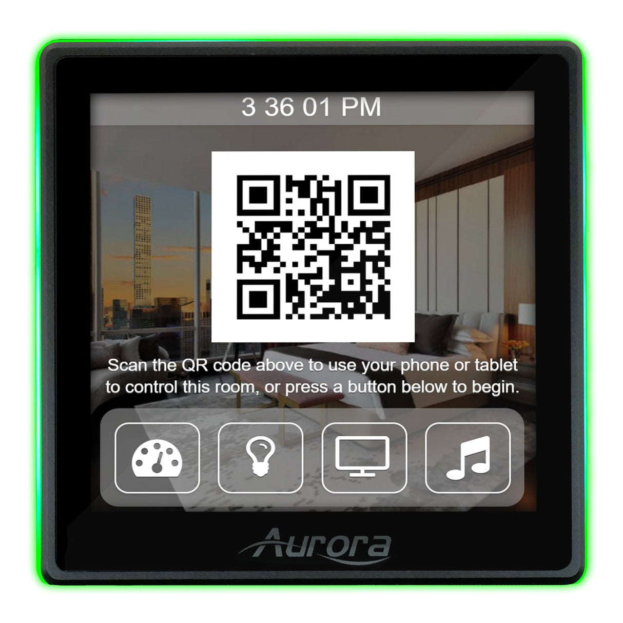 Aurora RXT-4 ReAX JavaScript-Based Touch Panel/Control System 4-Inch