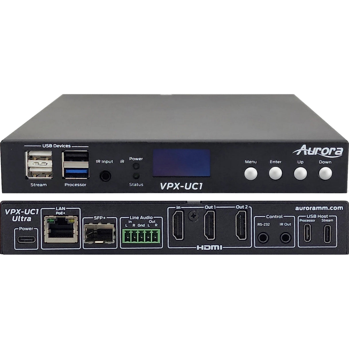 Aurora VPX-UC1 Ultra 4K60 UC AV over IP Transceiver