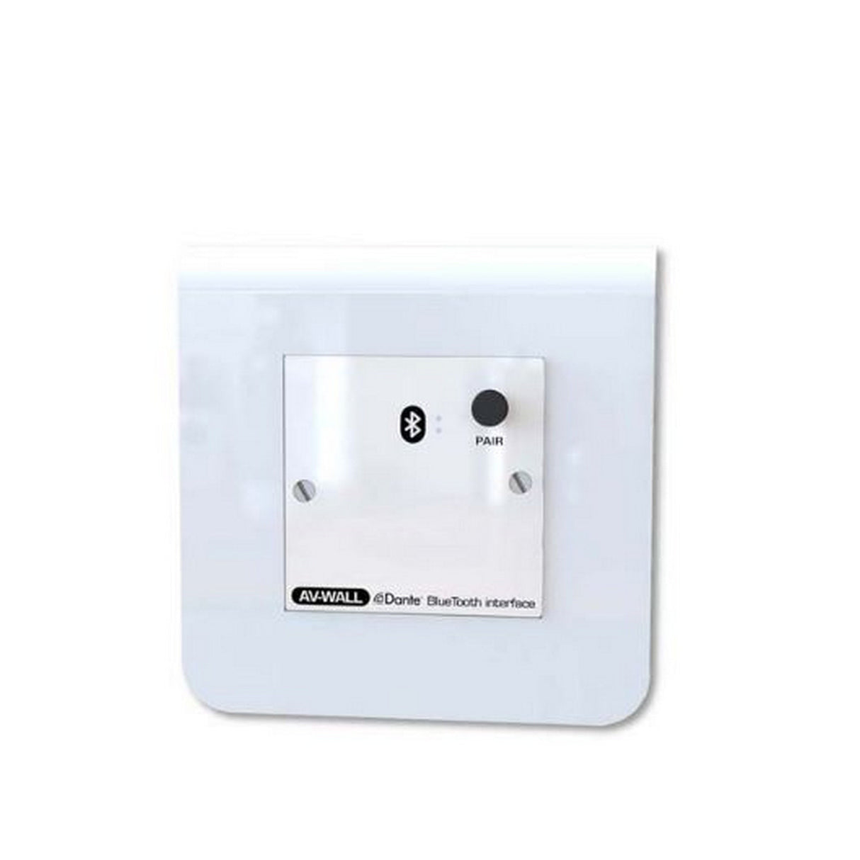 AuviTran AV-WALL-DT2i-B Bluetooth to Dante Network Wall Plate