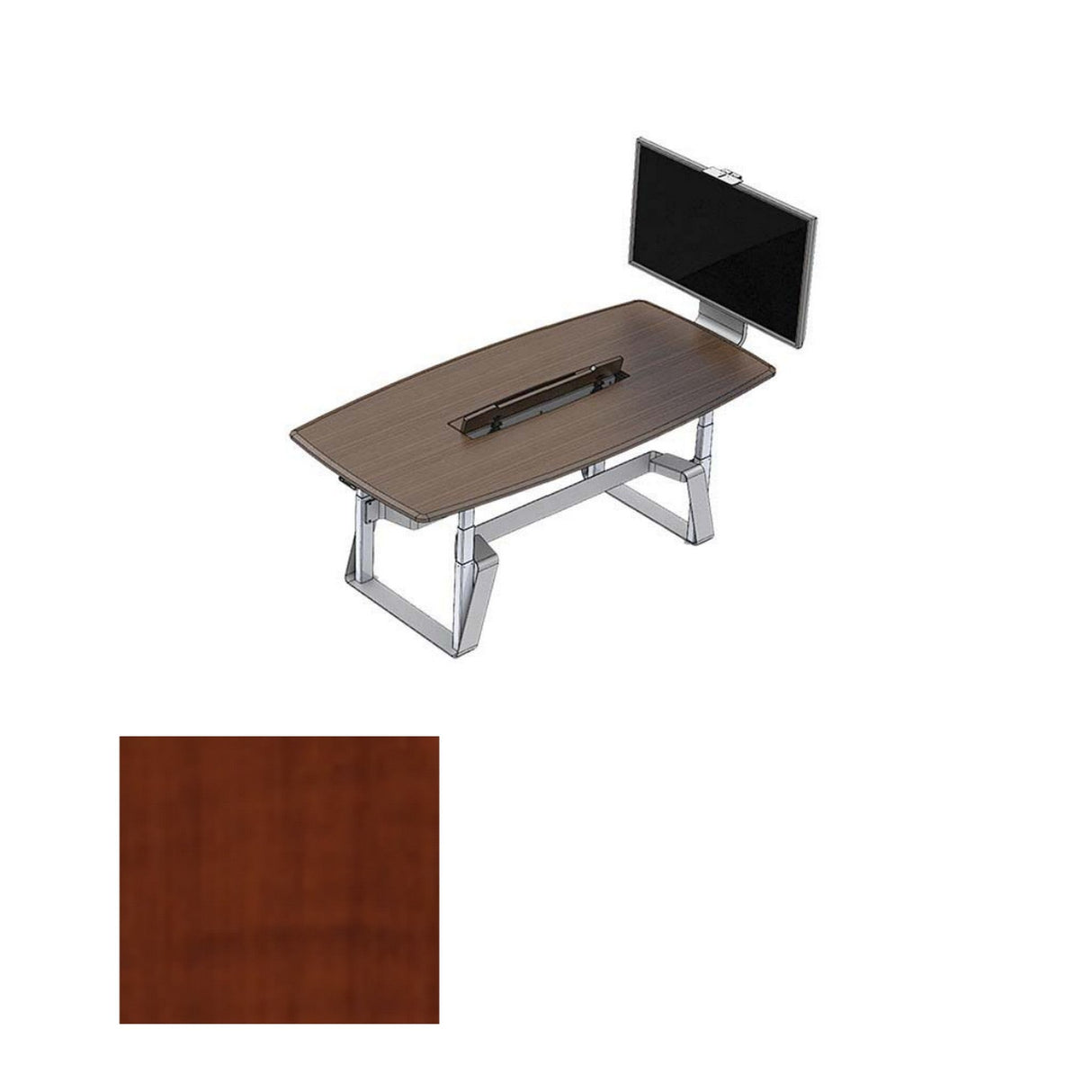 AVF TLF4X8 Multi-Function Height Adjustable Collaboration Table - Crossfire Java