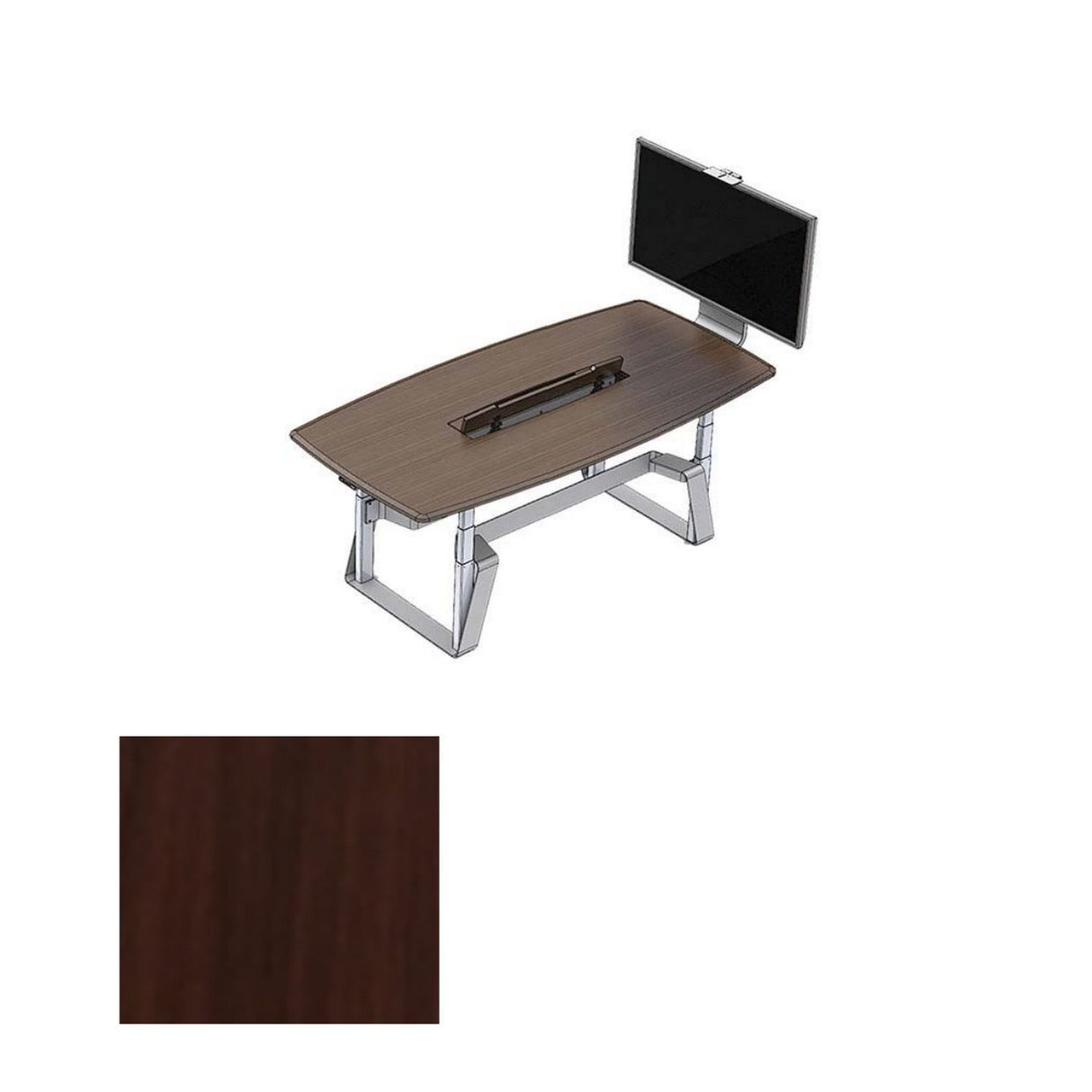 AVF TLF4X8 Multi-Function Height Adjustable Collaboration Table - Elegance