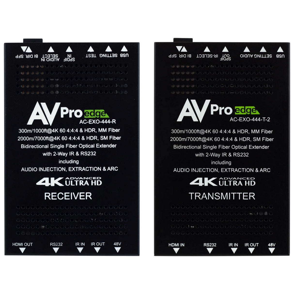 AVPro Edge AC-EXO-444-KIT 2km 18Gbps Fiber Optic Extender Kit