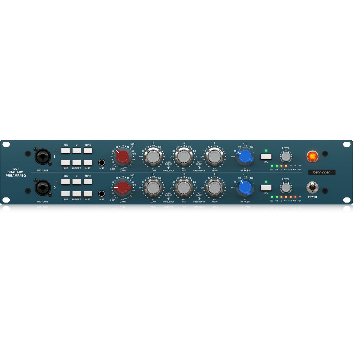 Behringer 1273 Dual Channel Microphone Preamplifier