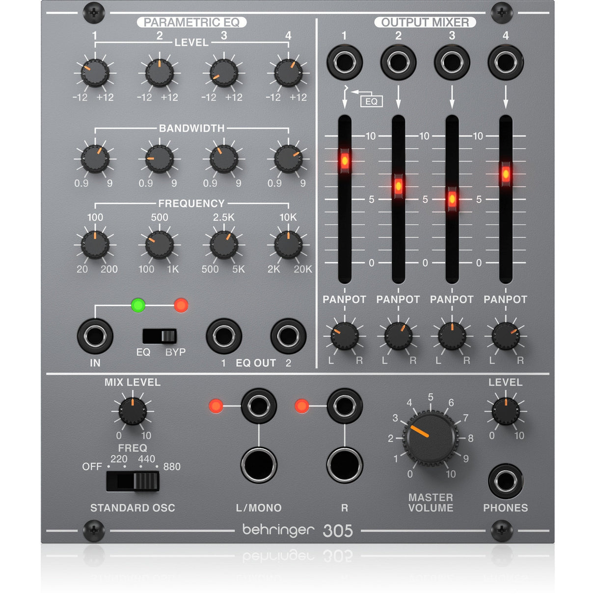 Behringer 305 EQ Mixer Output Eurorack Module