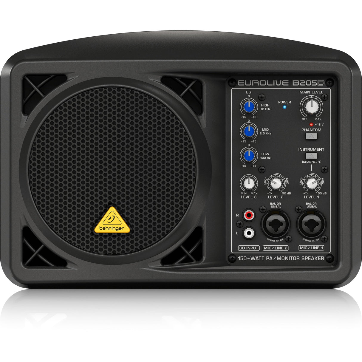 Behringer B205D Ultra-Compact 150W 5.25" PA / Monitor Speaker System