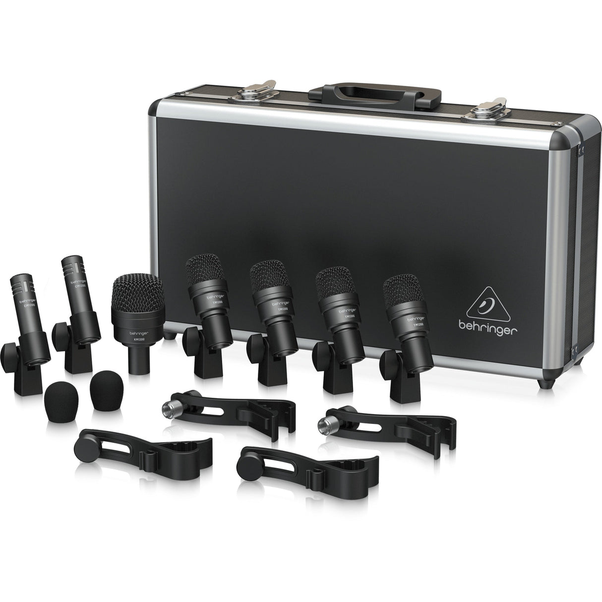 Behringer BC1200 7-Piece Drum Microphone Set for Studio and Live Applications