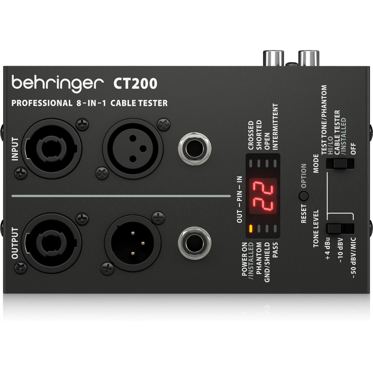 Behringer CT200 Professional 8-in-1 Cable Tester