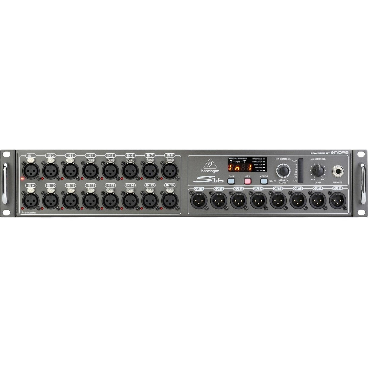 Behringer S16 16-Input/8-Output Digital Stage Box