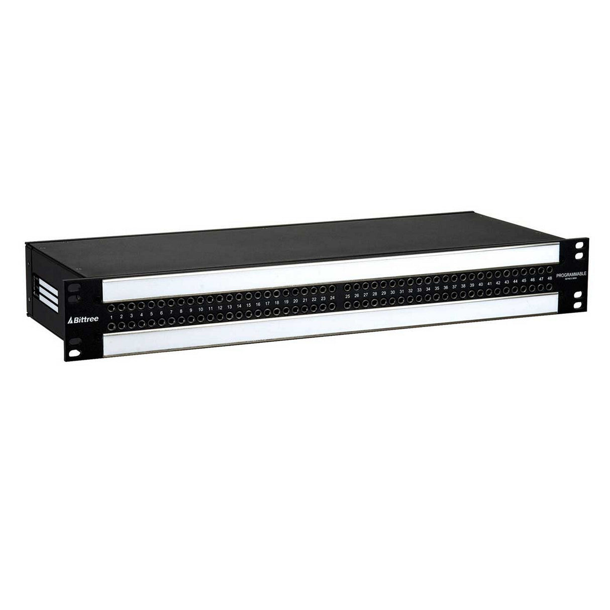 Bittree B96DC-HNALH/E3 2 x 48 Front Programmable Audio TT Patchbay