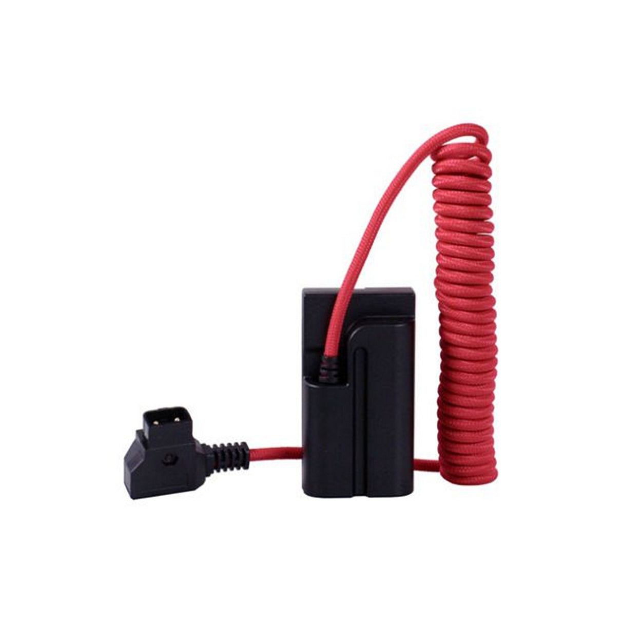 Blackhawk D-TAP to Sony L Series Dummy Battery NPF Cable Red
