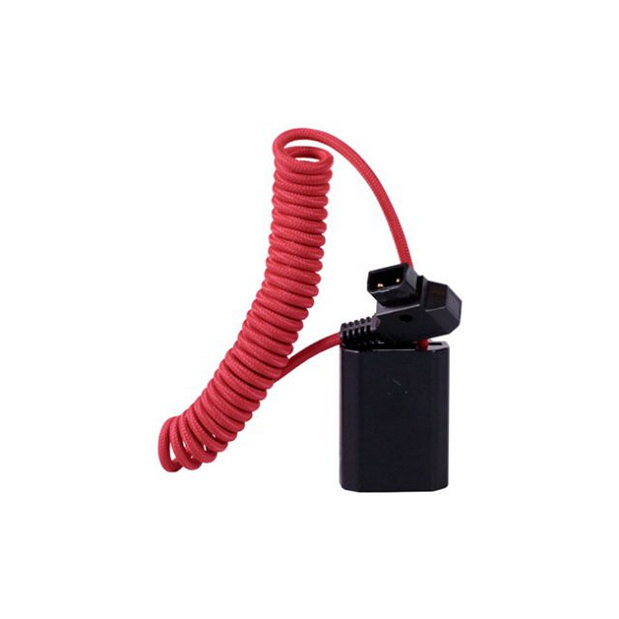 Blackhawk D-TAP to Sony A7SIII Dummy Battery NPFZ100 Cable Red