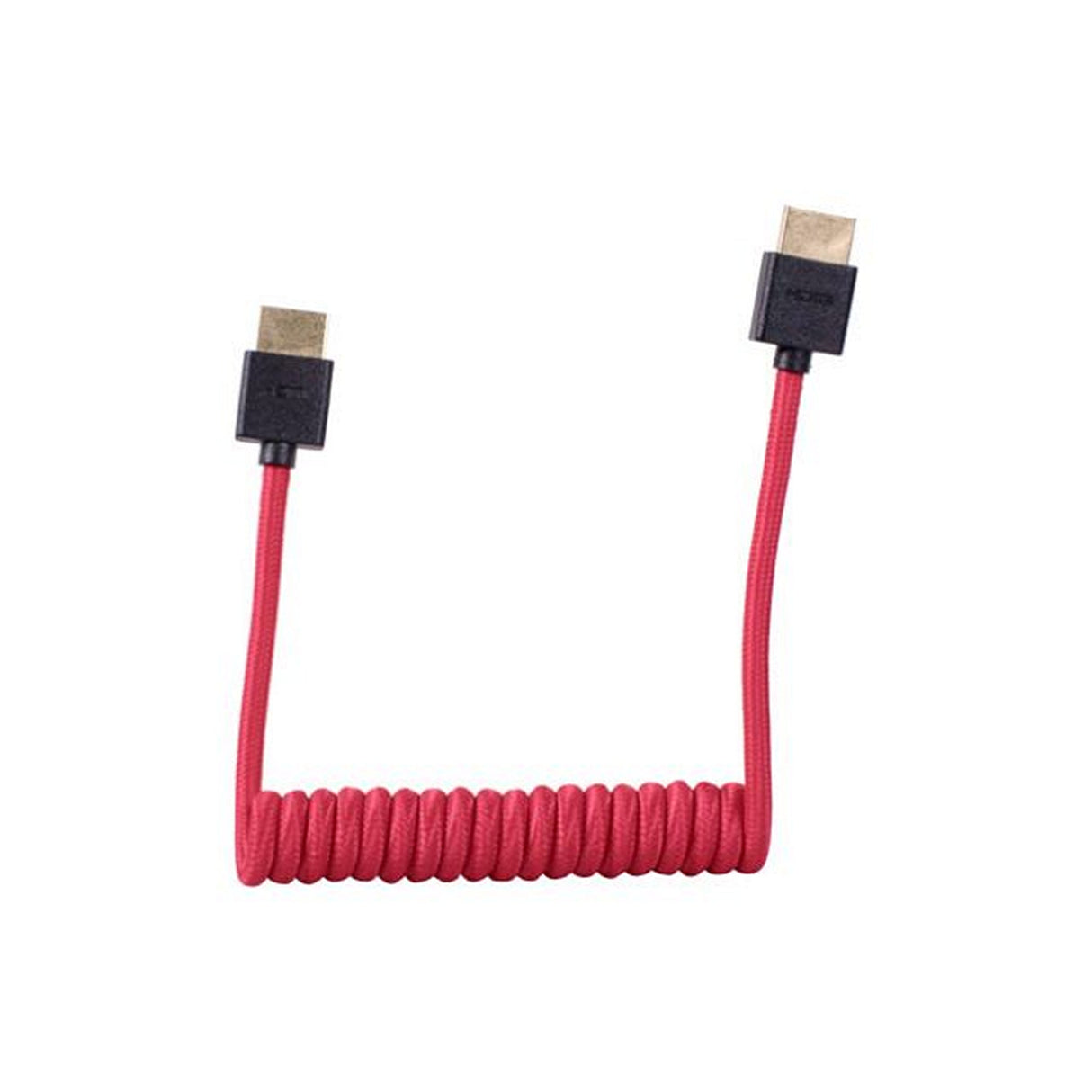 Blackhawk Coiled 12-24-Inch HDMI Cable Red