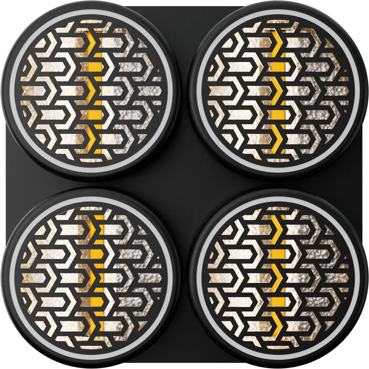 Blizzard Lighting Lux Quadra X4 High-Output Quad-Cell Blinder with RGB Aura and Ring Effects