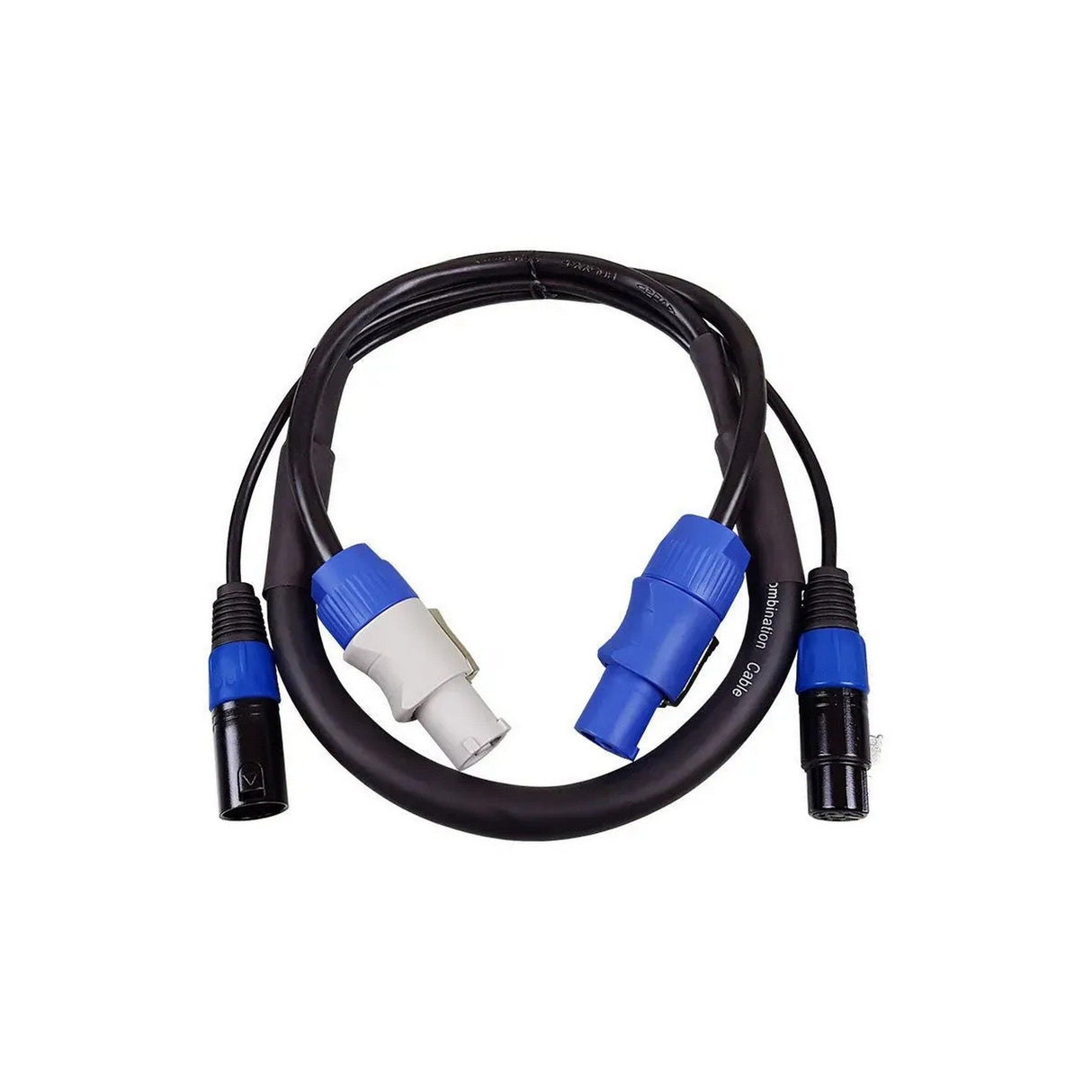 Blizzard Lighting DMX5PC 5-Pin Male to Female DMX/PowerCON Cable - 3’