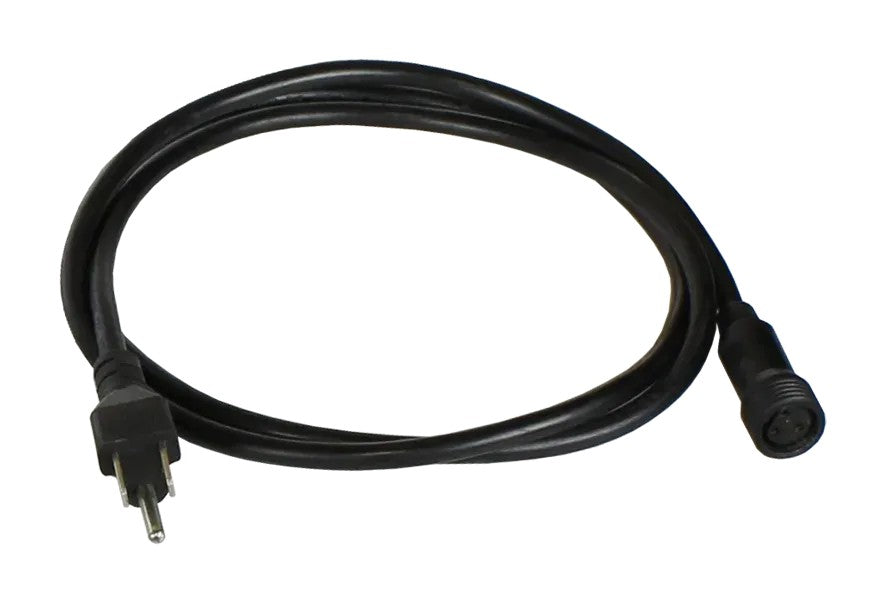 Blizzard Lighting TPPower Main IP-65 Rated 3-Conductor Male Edison to Threaded Female Power Cable 1-Meter