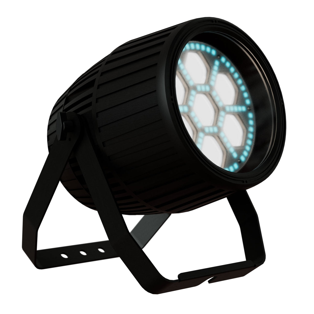 Blizzard Lighting Motif Settelenti 7x 40W 4-In-1 RGBW IP65-Rated LED Wash Fixture Black