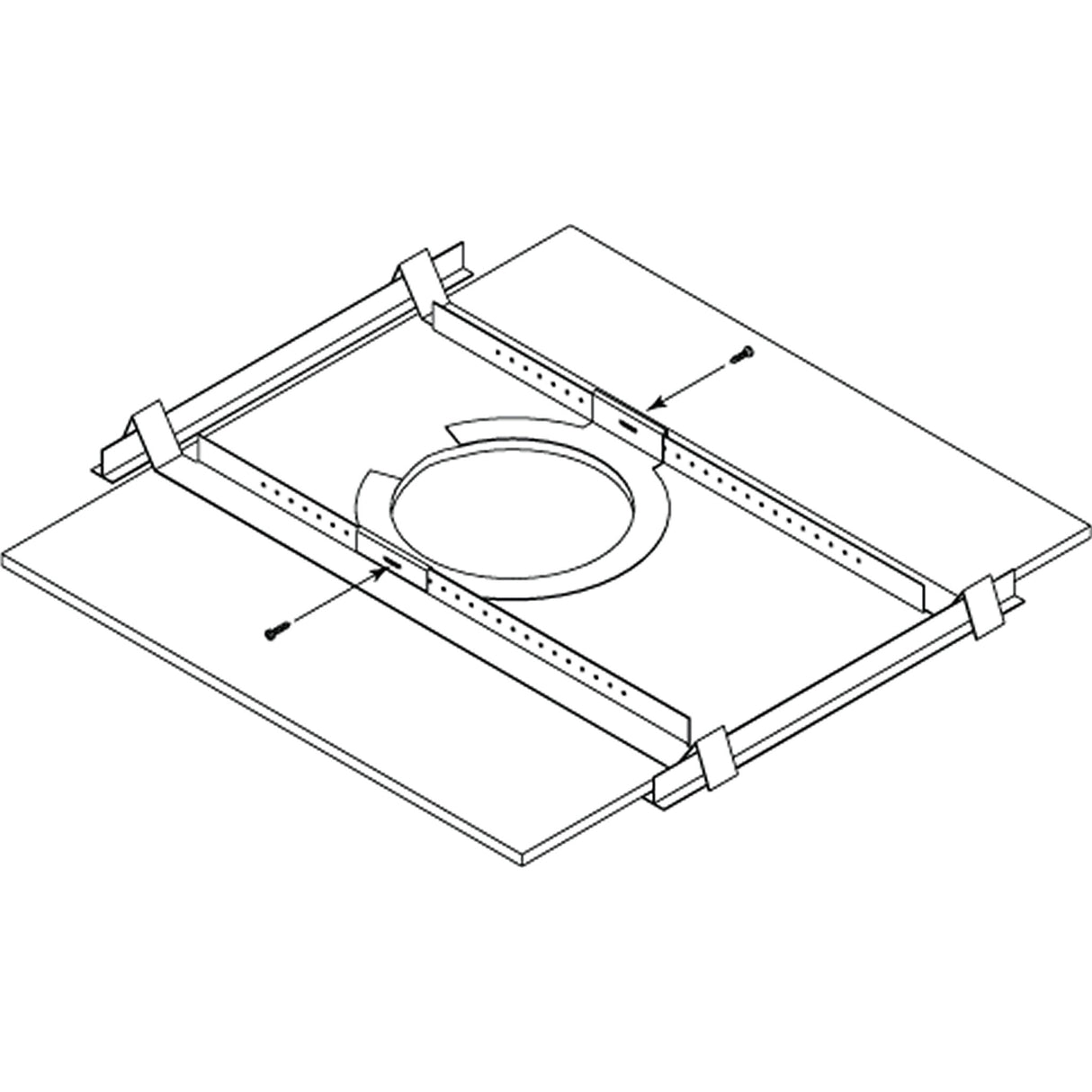 Bosch LM1-TB Tile Bridge and C-Ring for LC1 Series Loudspeakers Pair