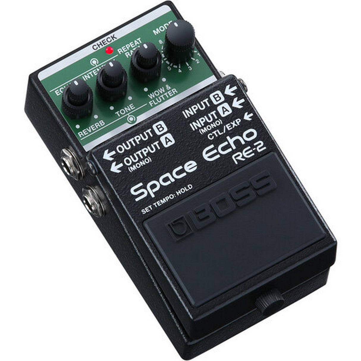 BOSS RE-2 Space Echo Tape Delay and Reverb Effects Pedal