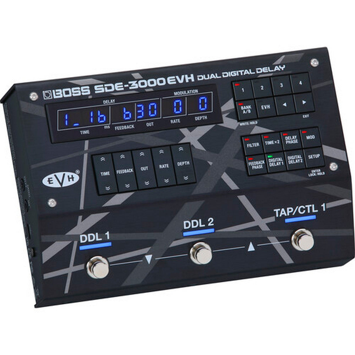 BOSS SDE-3000EVH Dual Digital Delay Pedal with 8 EVH Presets