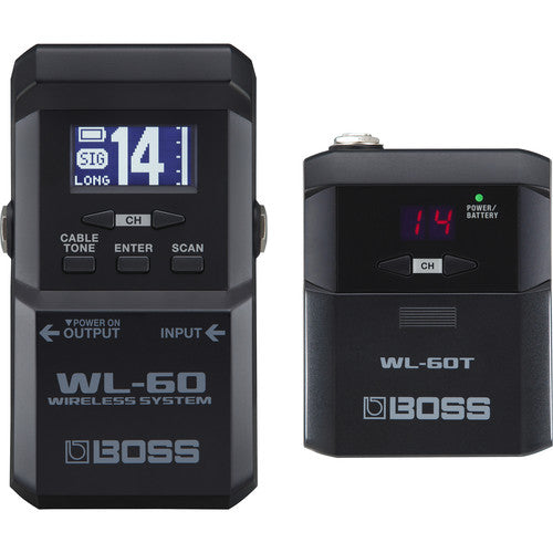BOSS WL-60 2.4 GHz Wireless Guitar and Bass System