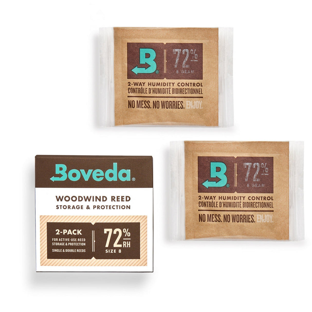 Boveda Woodwind Reed Protection 2-Way Humidity Control Packs