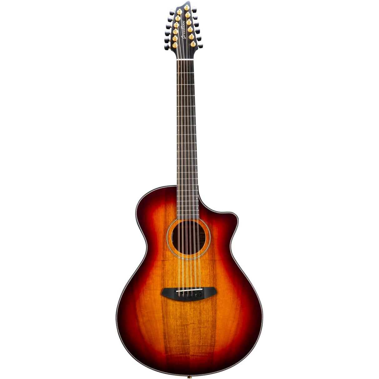 Breedlove Oregon Dreadnought Concerto CE 12-String Acoustic Electric Guitar, Old Fashioned Burst Finish