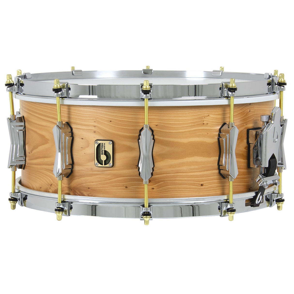 British Drum Co ARC-14-60-SN Archer Series Yew Wood Snare Drum