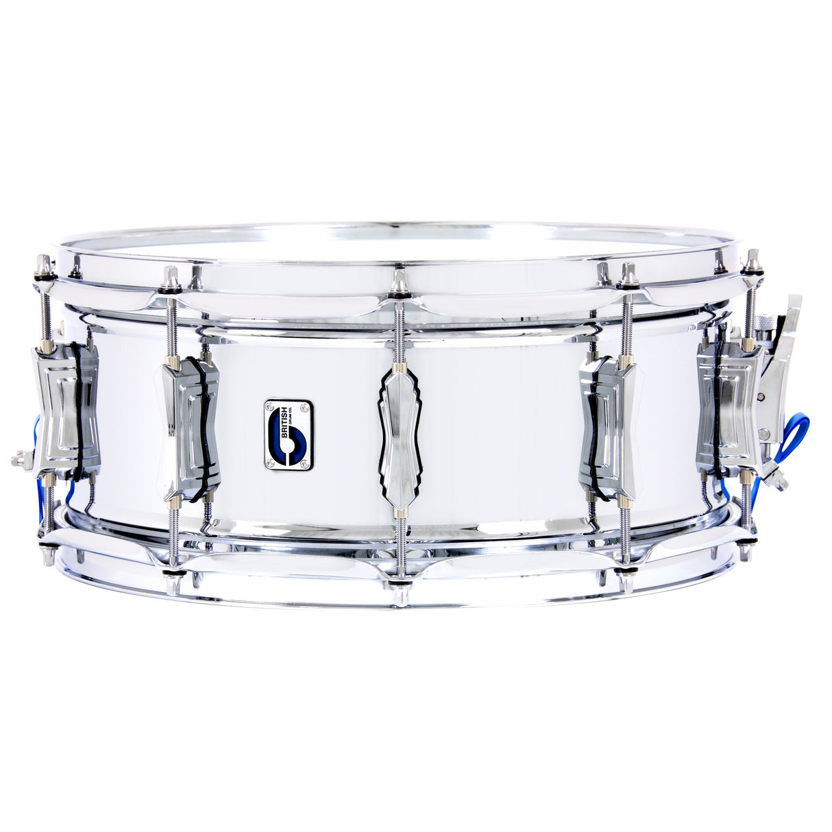 British Drum Co BB-14-60-SN Bluebird Series Chrome Over Brass Snare Drum