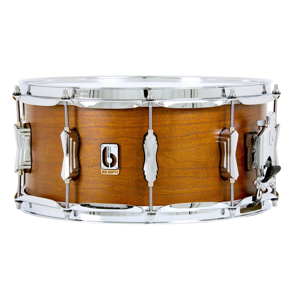 British Drum Co BS-14-65-SN Big Softy Series Cherry and Balsa Snare Drum